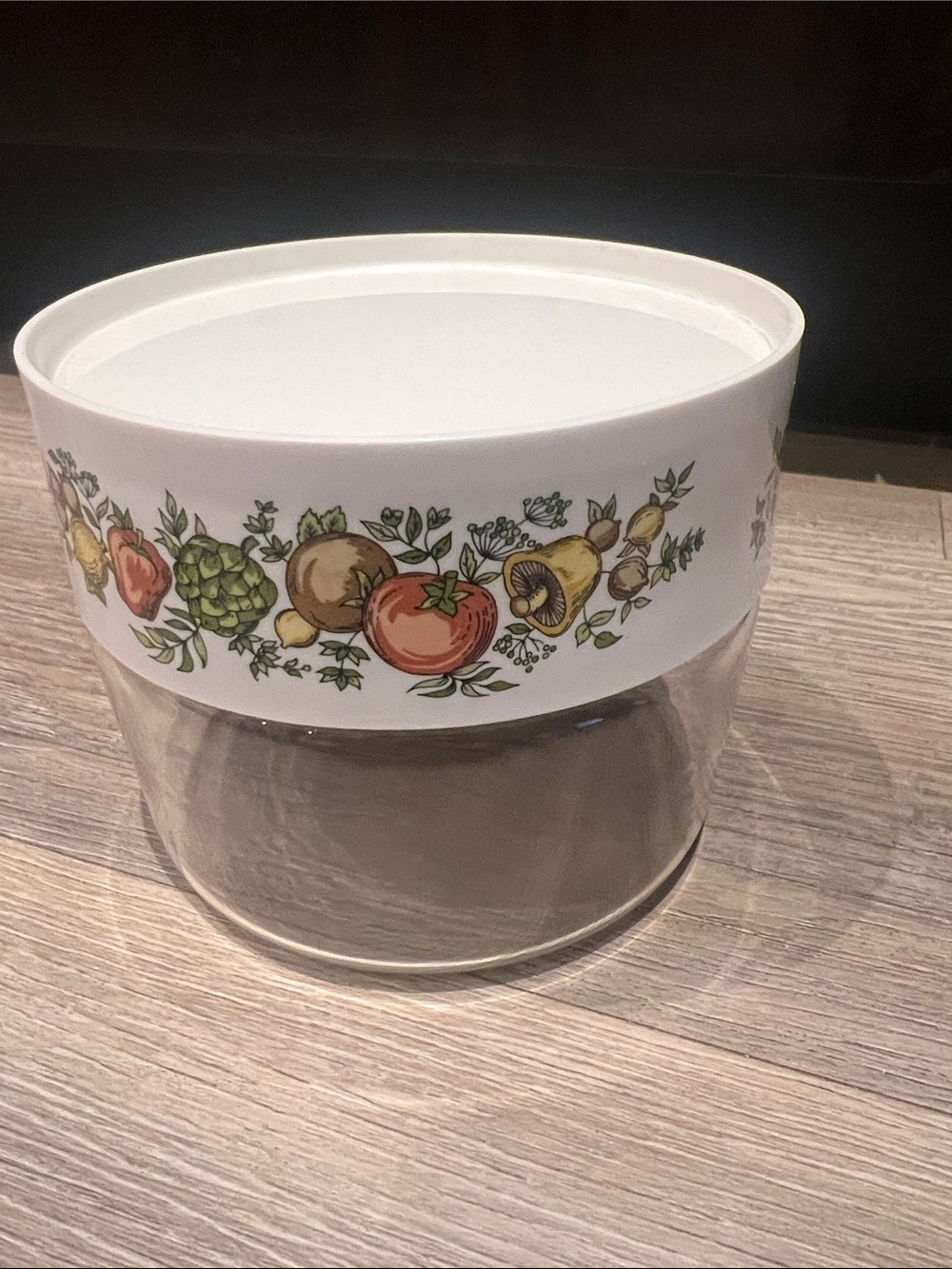 Vintage Pyrex Spice of Life Glass Canister